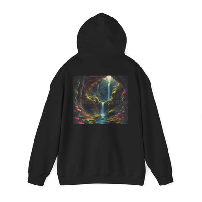 Magical Cave Unisex Hooded Sweatshirt Artistic Gift Cozy Hoodie Unisex Pullover Graphic Sweatshirt Festival Wear