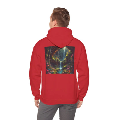 Magical Cave Unisex Hooded Sweatshirt Artistic Gift Cozy Hoodie Unisex Pullover Graphic Sweatshirt Festival Wear