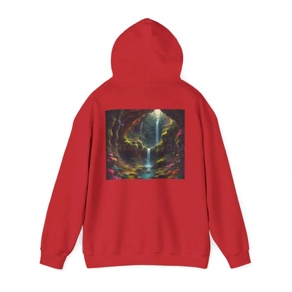 Magical Cave Unisex Hooded Sweatshirt Artistic Gift Cozy Hoodie Unisex Pullover Graphic Sweatshirt Festival Wear