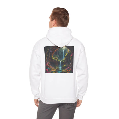 Magical Cave Unisex Hooded Sweatshirt Artistic Gift Cozy Hoodie Unisex Pullover Graphic Sweatshirt Festival Wear