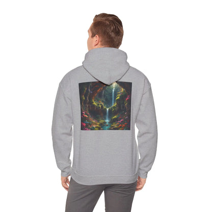 Magical Cave Unisex Hooded Sweatshirt Artistic Gift Cozy Hoodie Unisex Pullover Graphic Sweatshirt Festival Wear