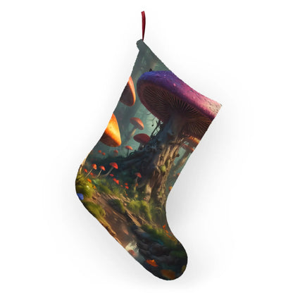 Magical Mushroom Forest Christmas Stocking - One size - Home Decor