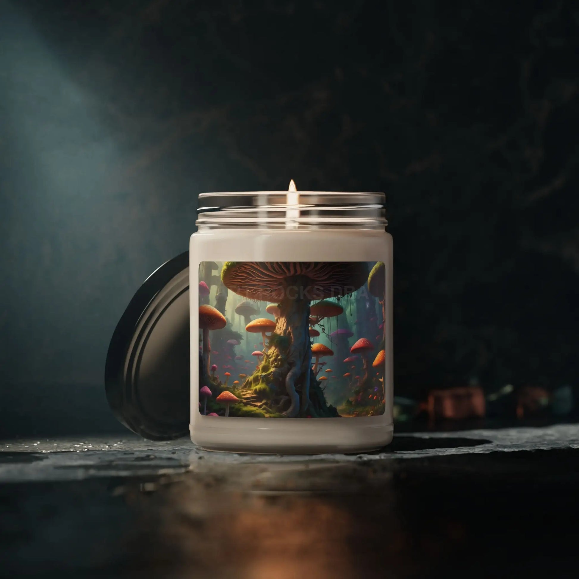Magical Mushroom Forest Scented Soy Candle Aromatherapy Gift Home Decor Eco-Friendly Candle Relaxation Gift - Home Decor