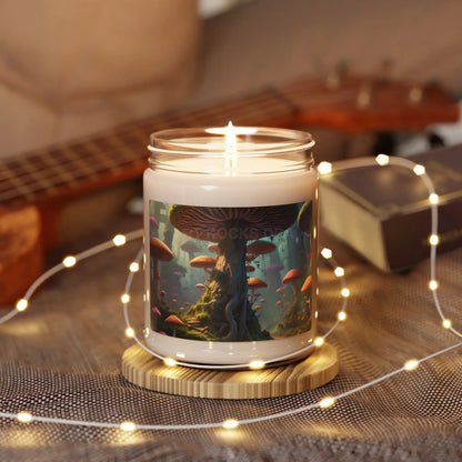Magical Mushroom Forest Scented Soy Candle Aromatherapy Gift Home Decor Eco-Friendly Candle Relaxation Gift - Home Decor