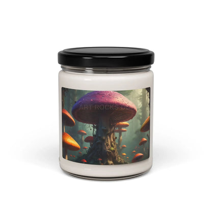 Magical Mushroom Scented Soy Candle Cozy Home Decor Eco-Friendly Gift Aromatherapy Relaxation Fall Decor Nature Lovers