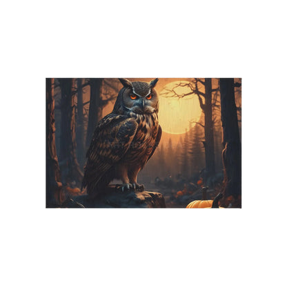 Majestic Owl Outdoor Rug Boho Home Decor Fall Decor Patio Entrance Mat Camping Rug Animal Rug - 24’’ × 36’’ - Home Decor