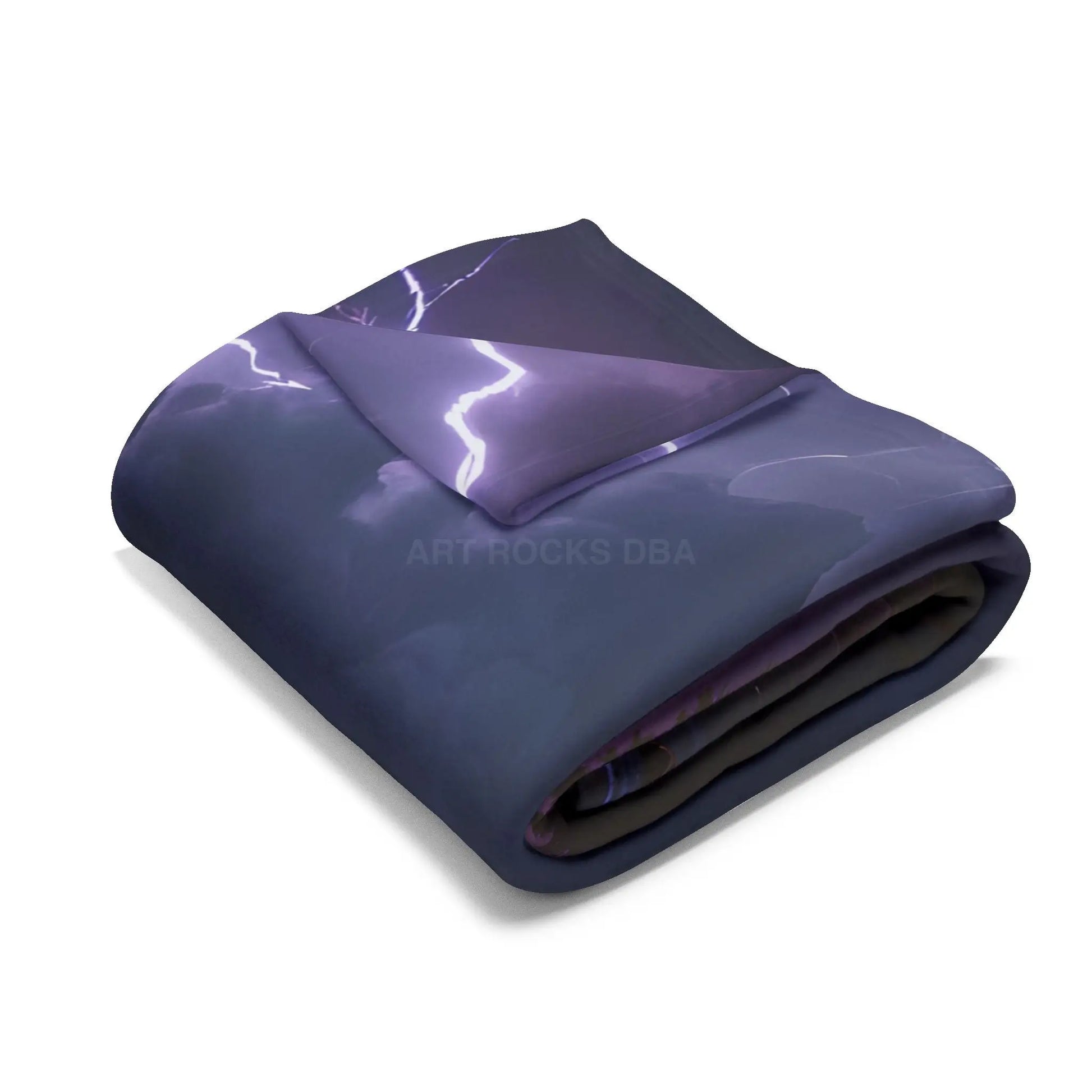 Majestic Thunderstorm Fleece Blanket | Cozy Soft Throw for Nature Lovers | Perfect for Home Décor Gift Camping Cozy
