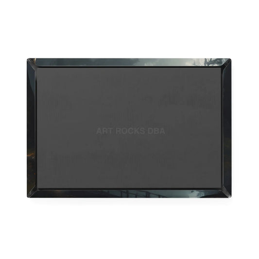 Misty Bridge Magnet Foggy Landscape Rectangle Home Decor Kitchen Gift Nature Lover Wall Art Fridge Magnet - 1 pc / 2’’