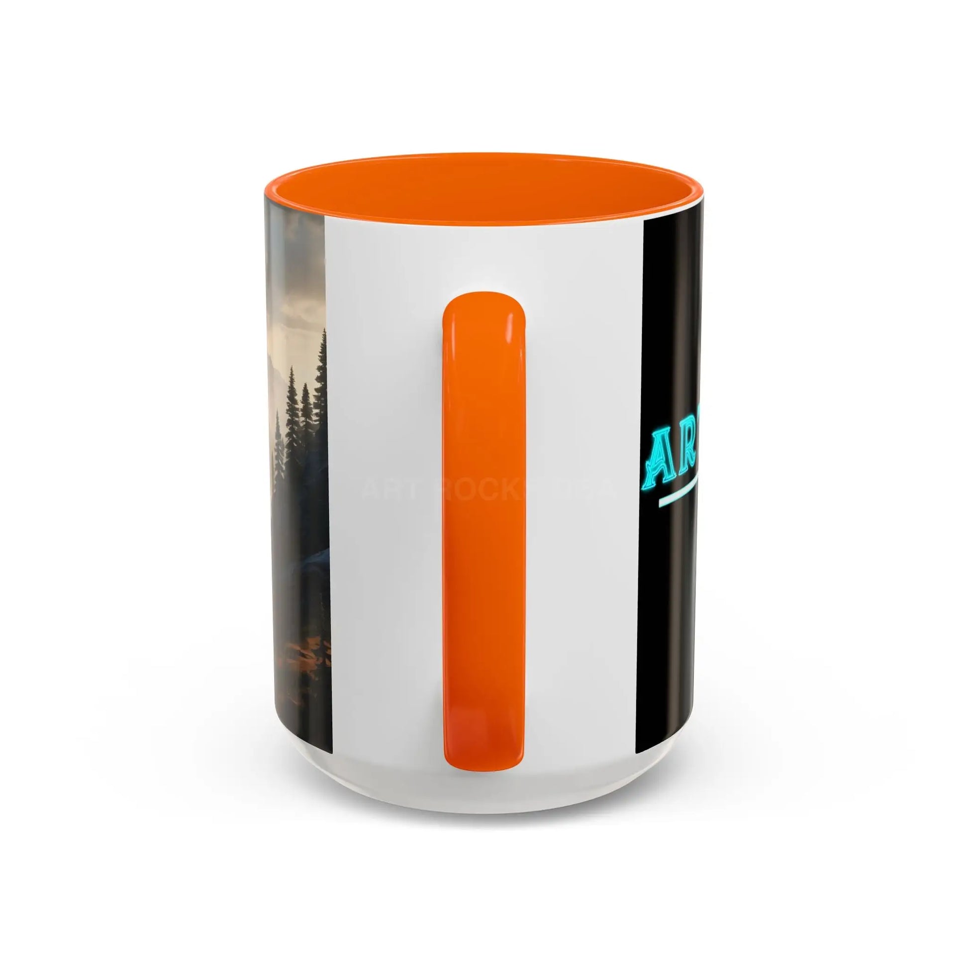 Misty Mountaintop Coffee Mug – Misty Peaks Accent Ceramic Mug (11/15oz) - Mug