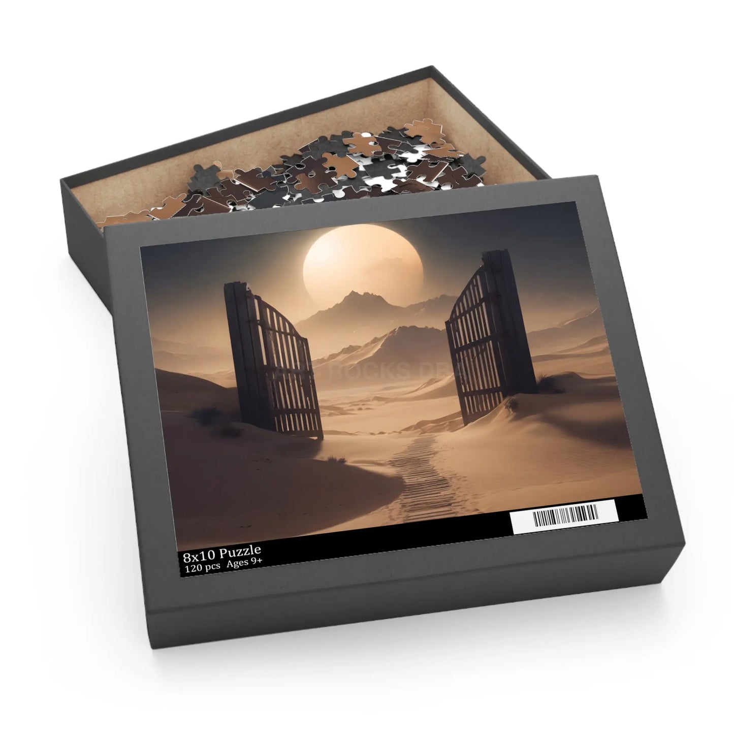 Moonlit Desert Gate Jigsaw (120/252/500 Pieces) - 10’’ × 8’’ (120 pcs) - Puzzle