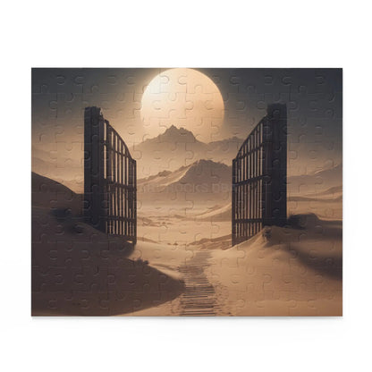 Moonlit Desert Gate Jigsaw (120/252/500 Pieces) - Puzzle