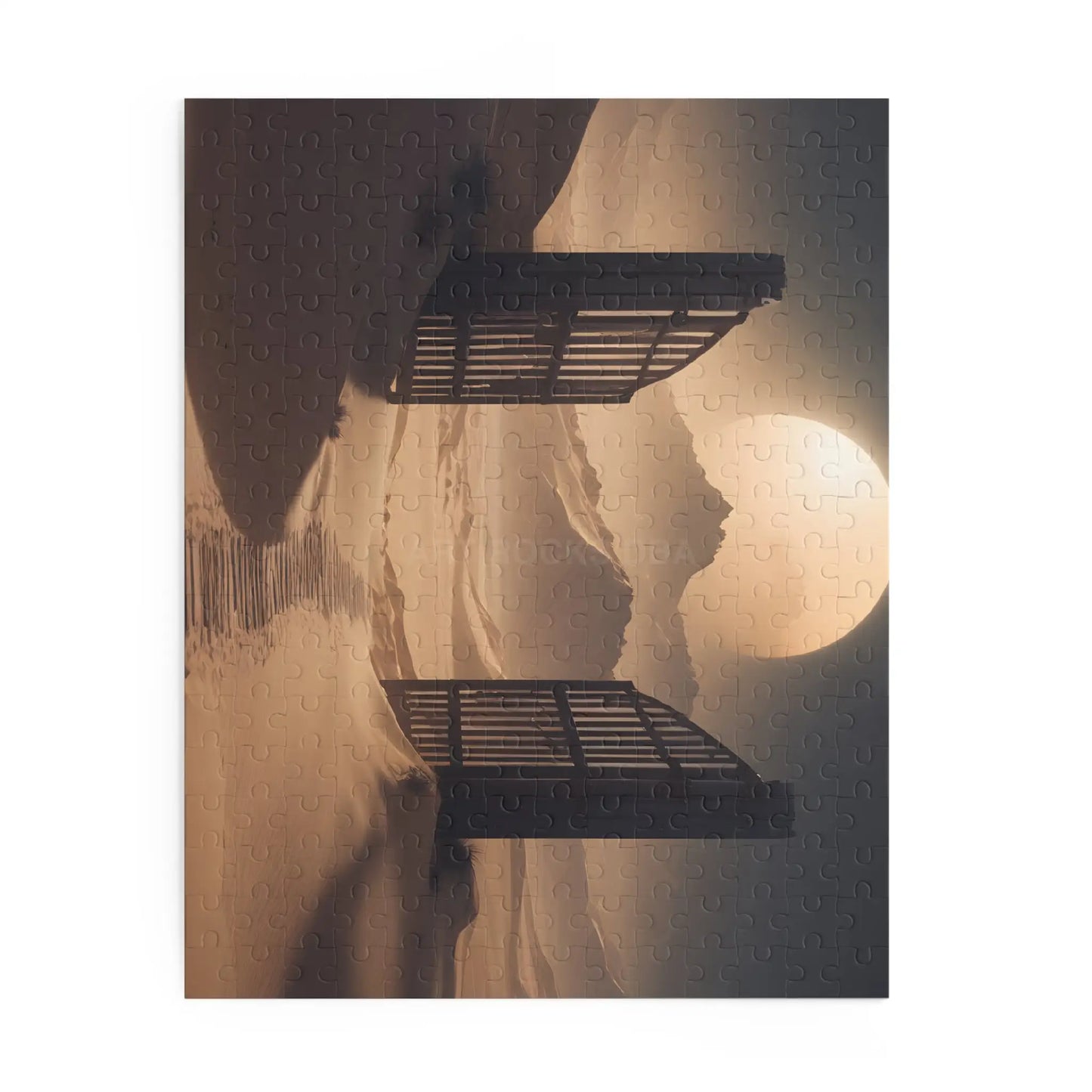 Moonlit Desert Gate Jigsaw (120/252/500 Pieces) - Puzzle