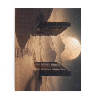 Moonlit Desert Gate Jigsaw (120/252/500 Pieces) - Puzzle