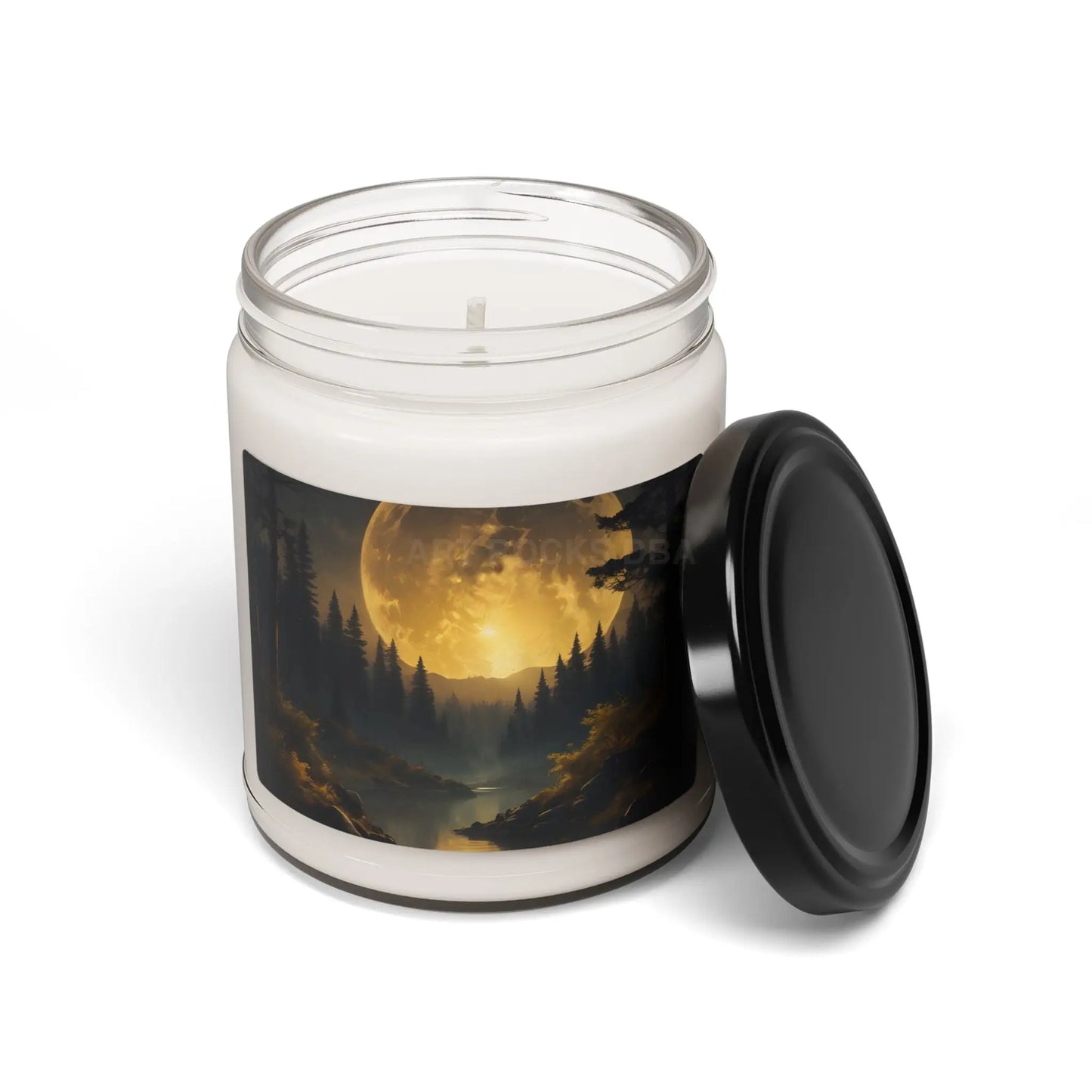 Moonlit Forest Scented Candle - Cozy Home Decor Relaxation Gift Aromatherapy Fall/Winter Vibes Gift for Her - Home Decor