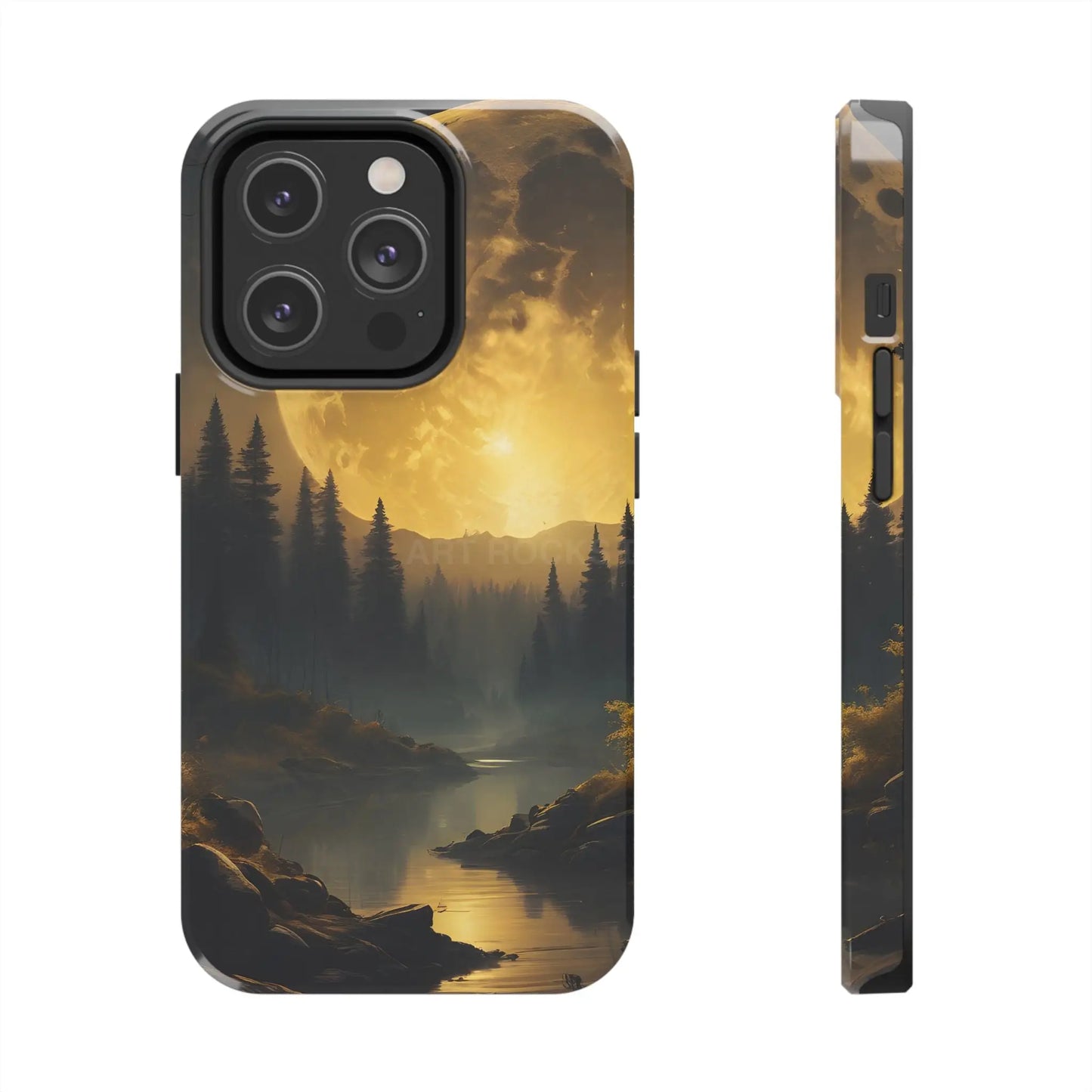 Moonlit Forest Tough Phone Cases Durable Phone Cover Nature Phone Case Unique Phone Accessories Gift for Outdoor