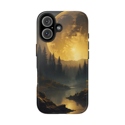 Moonlit Forest Tough Phone Cases Durable Phone Cover Nature Phone Case Unique Phone Accessories Gift for Outdoor