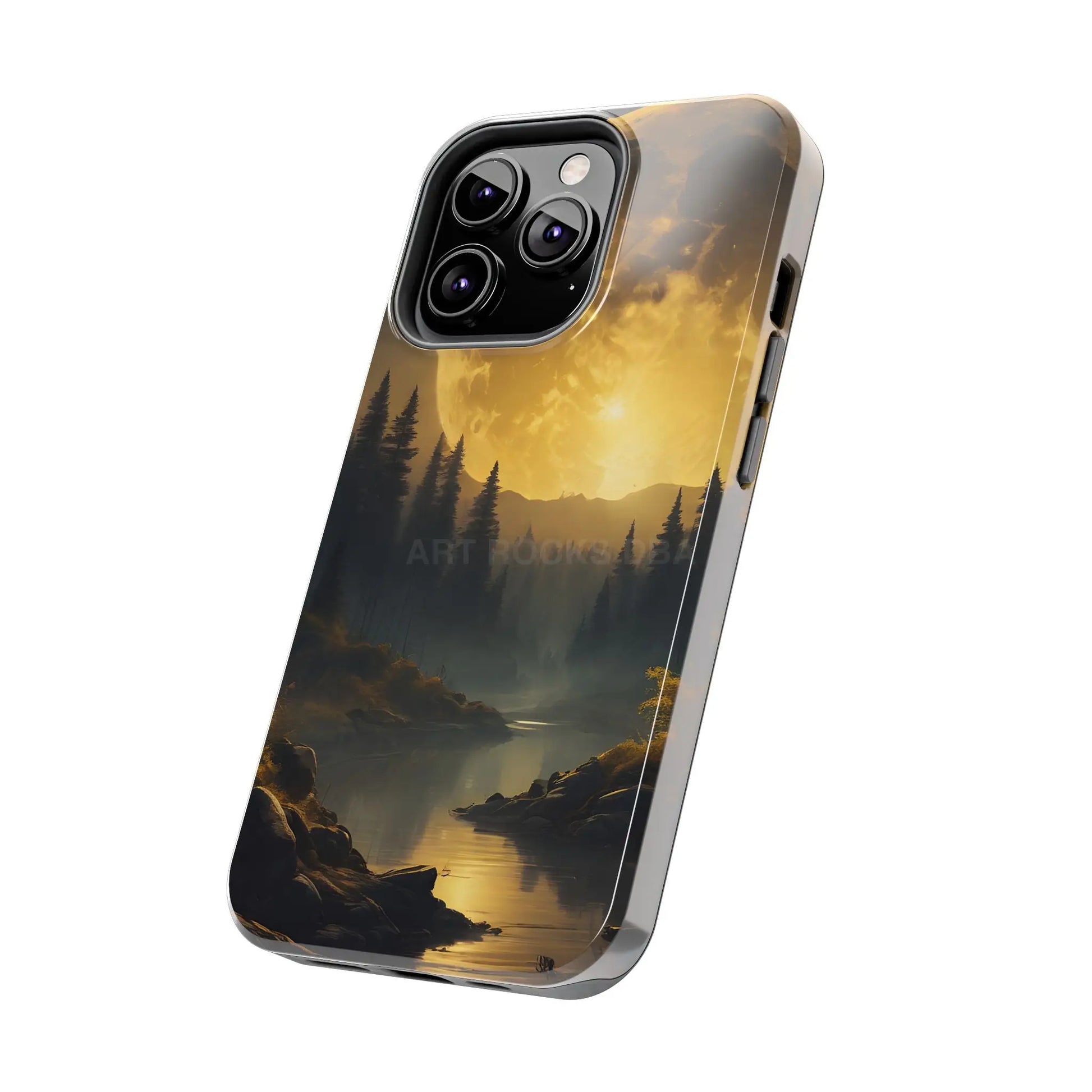 Moonlit Forest Tough Phone Cases Durable Phone Cover Nature Phone Case Unique Phone Accessories Gift for Outdoor