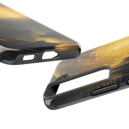 Moonlit Forest Tough Phone Cases Durable Phone Cover Nature Phone Case Unique Phone Accessories Gift for Outdoor