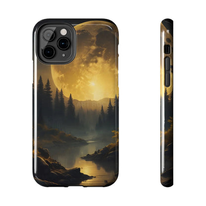 Moonlit Forest Tough Phone Cases Durable Phone Cover Nature Phone Case Unique Phone Accessories Gift for Outdoor