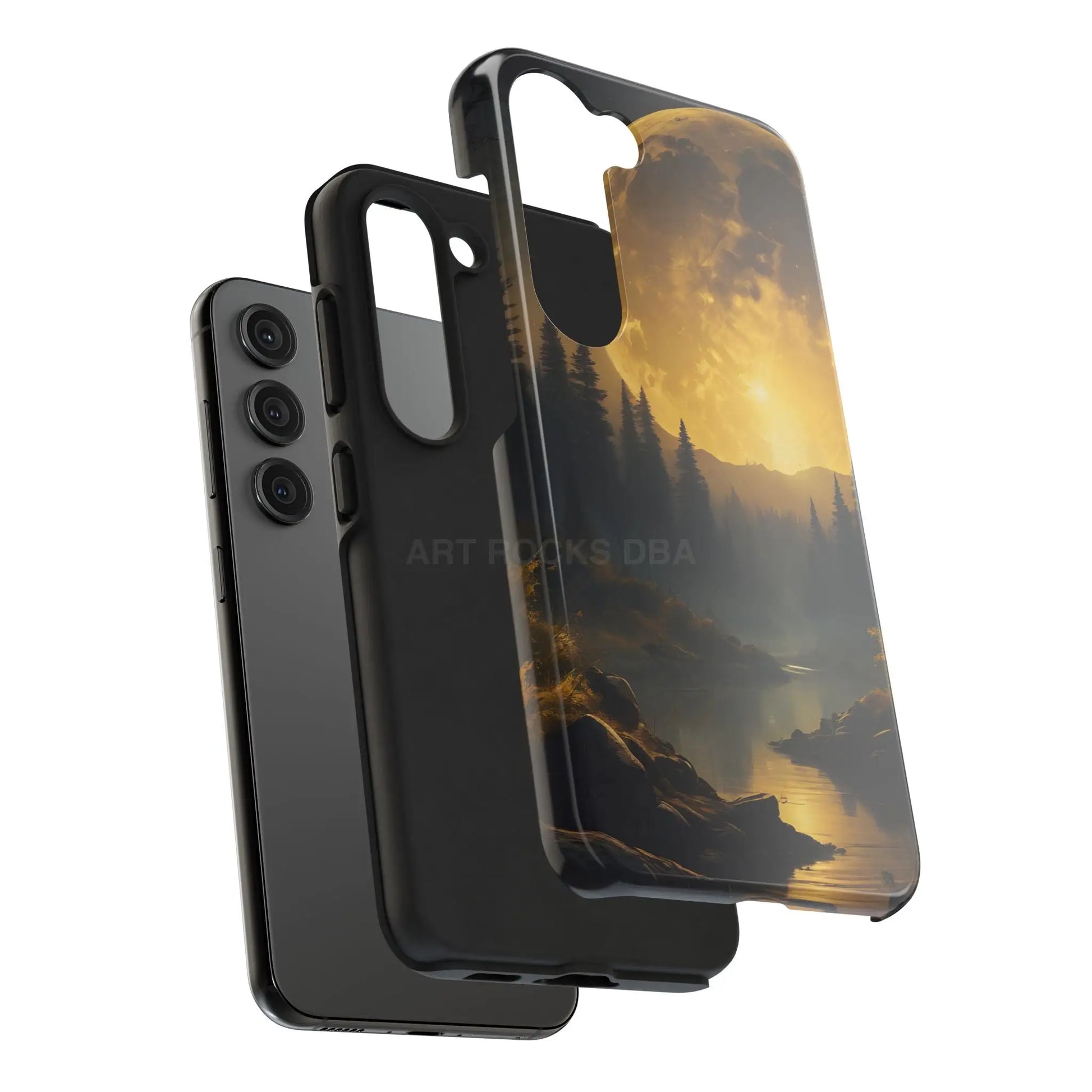 Moonlit Forest Tough Phone Cases Durable Phone Cover Nature Phone Case Unique Phone Accessories Gift for Outdoor