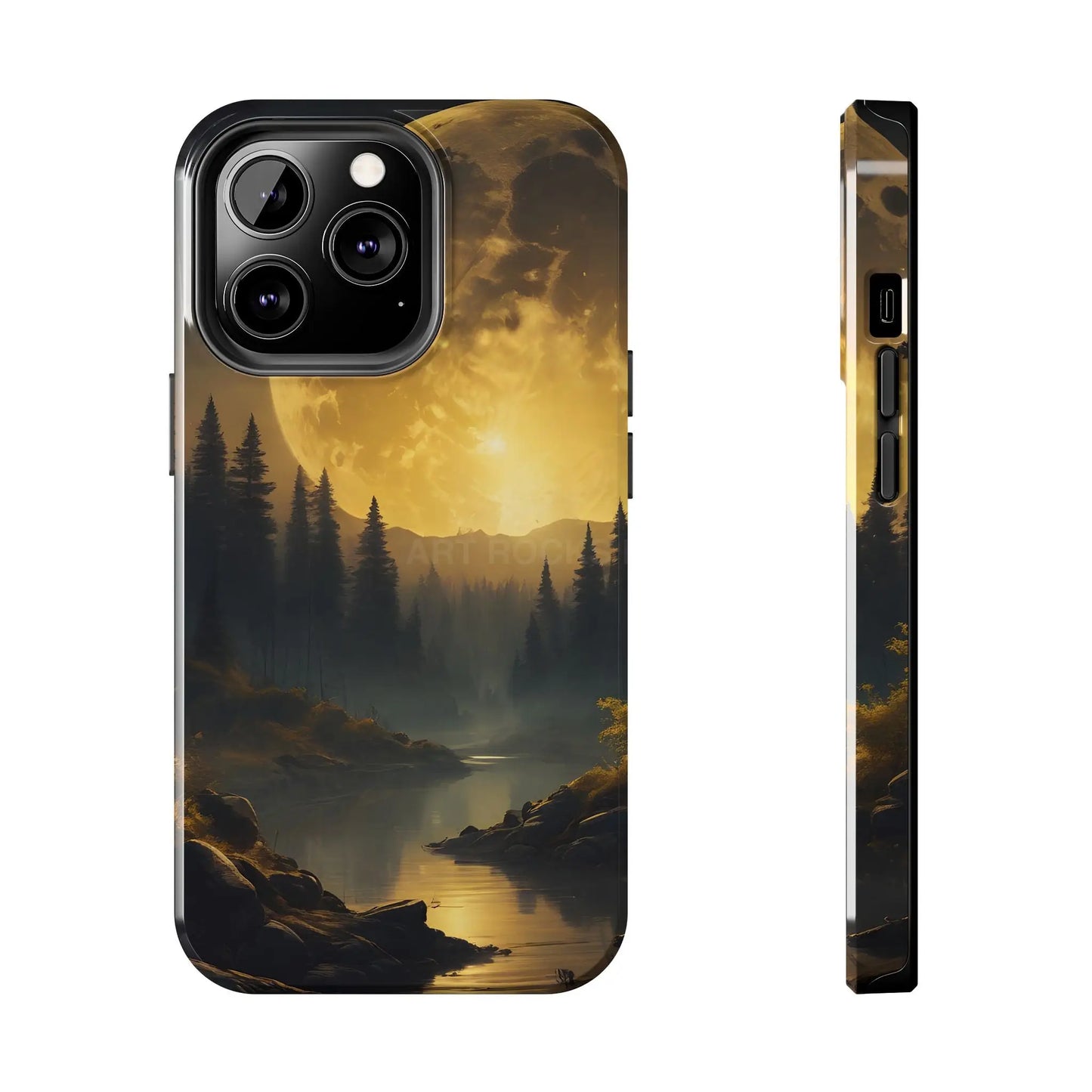 Moonlit Forest Tough Phone Cases Durable Phone Cover Nature Phone Case Unique Phone Accessories Gift for Outdoor