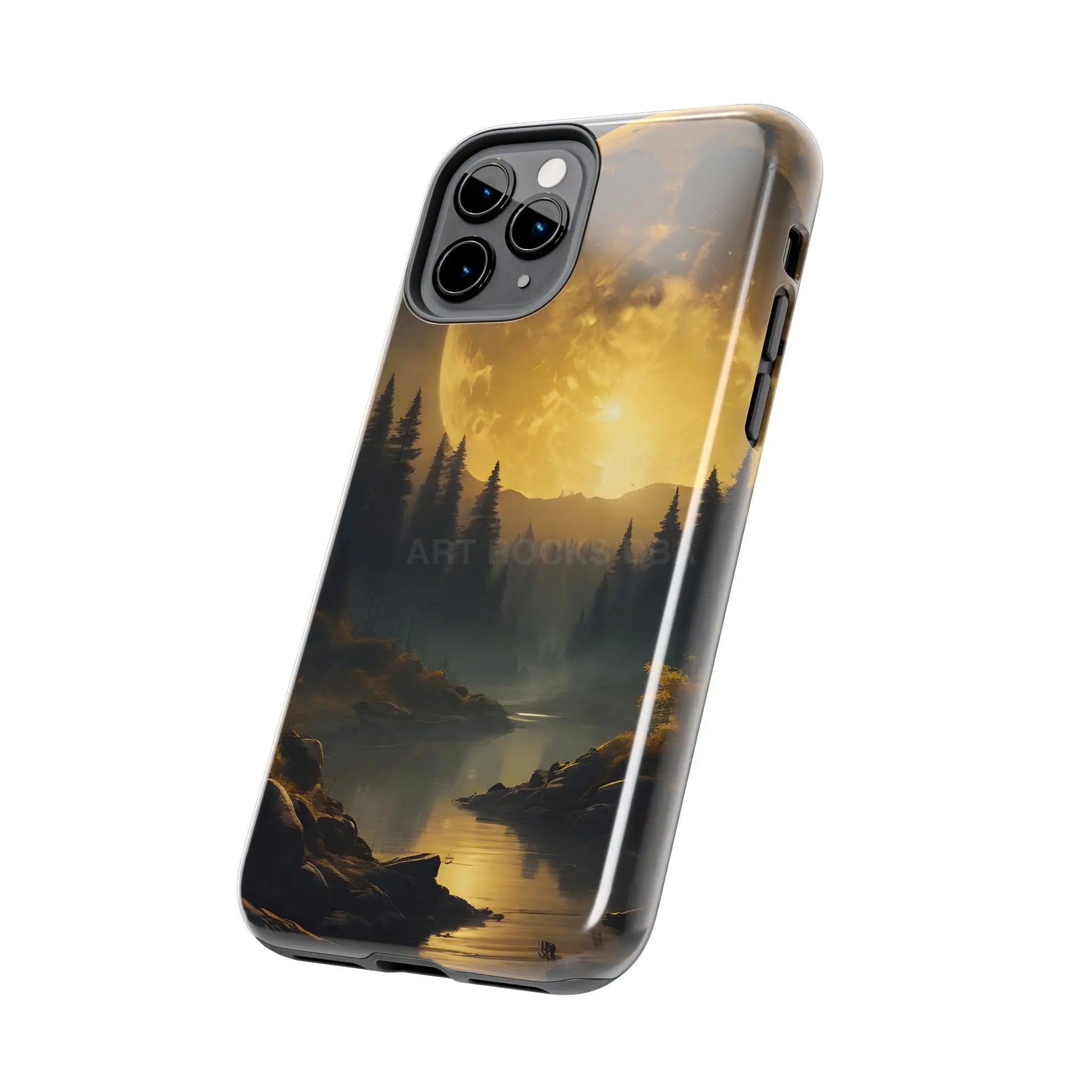 Moonlit Forest Tough Phone Cases Durable Phone Cover Nature Phone Case Unique Phone Accessories Gift for Outdoor