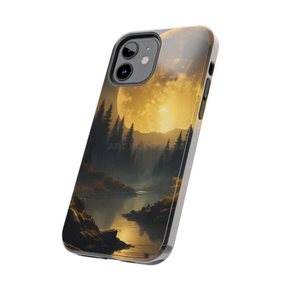 Moonlit Forest Tough Phone Cases Durable Phone Cover Nature Phone Case Unique Phone Accessories Gift for Outdoor