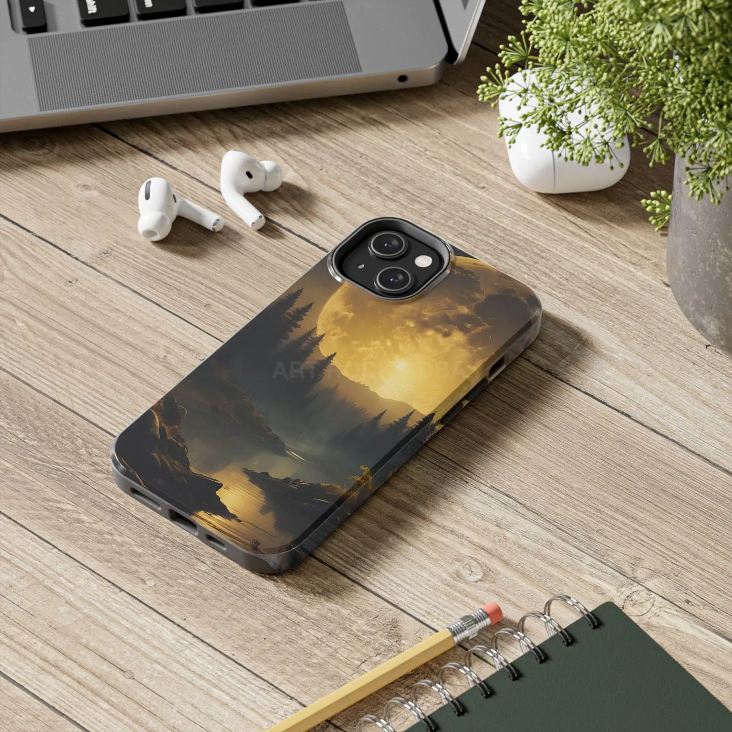 Moonlit Forest Tough Phone Cases Durable Phone Cover Nature Phone Case Unique Phone Accessories Gift for Outdoor