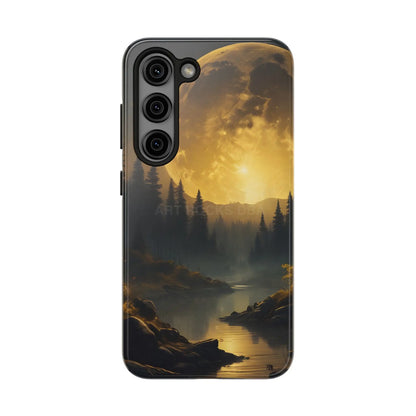 Moonlit Forest Tough Phone Cases Durable Phone Cover Nature Phone Case Unique Phone Accessories Gift for Outdoor