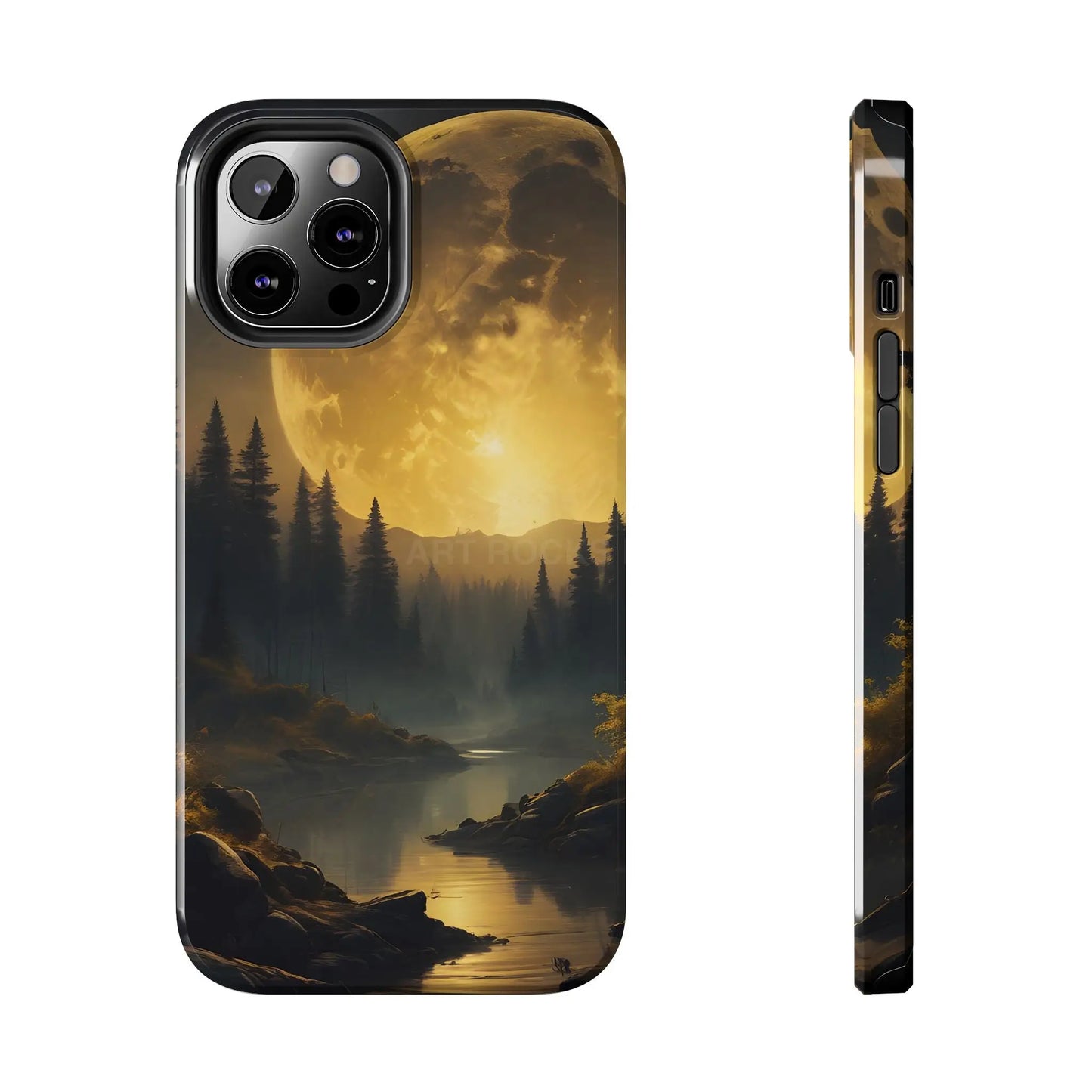 Moonlit Forest Tough Phone Cases Durable Phone Cover Nature Phone Case Unique Phone Accessories Gift for Outdoor
