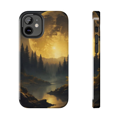 Moonlit Forest Tough Phone Cases Durable Phone Cover Nature Phone Case Unique Phone Accessories Gift for Outdoor