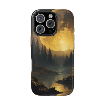Moonlit Forest Tough Phone Cases Durable Phone Cover Nature Phone Case Unique Phone Accessories Gift for Outdoor