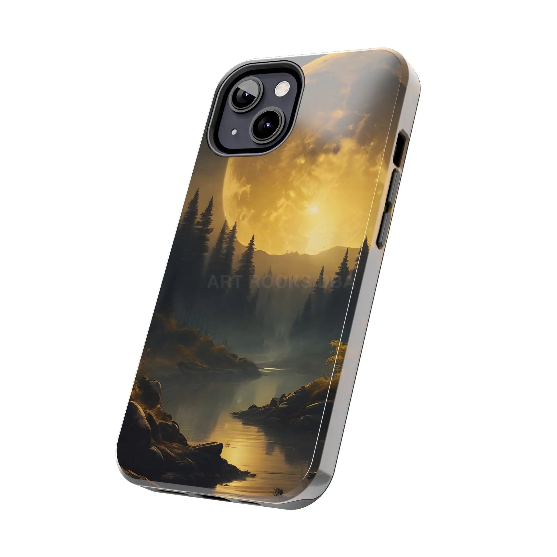 Moonlit Forest Tough Phone Cases Durable Phone Cover Nature Phone Case Unique Phone Accessories Gift for Outdoor