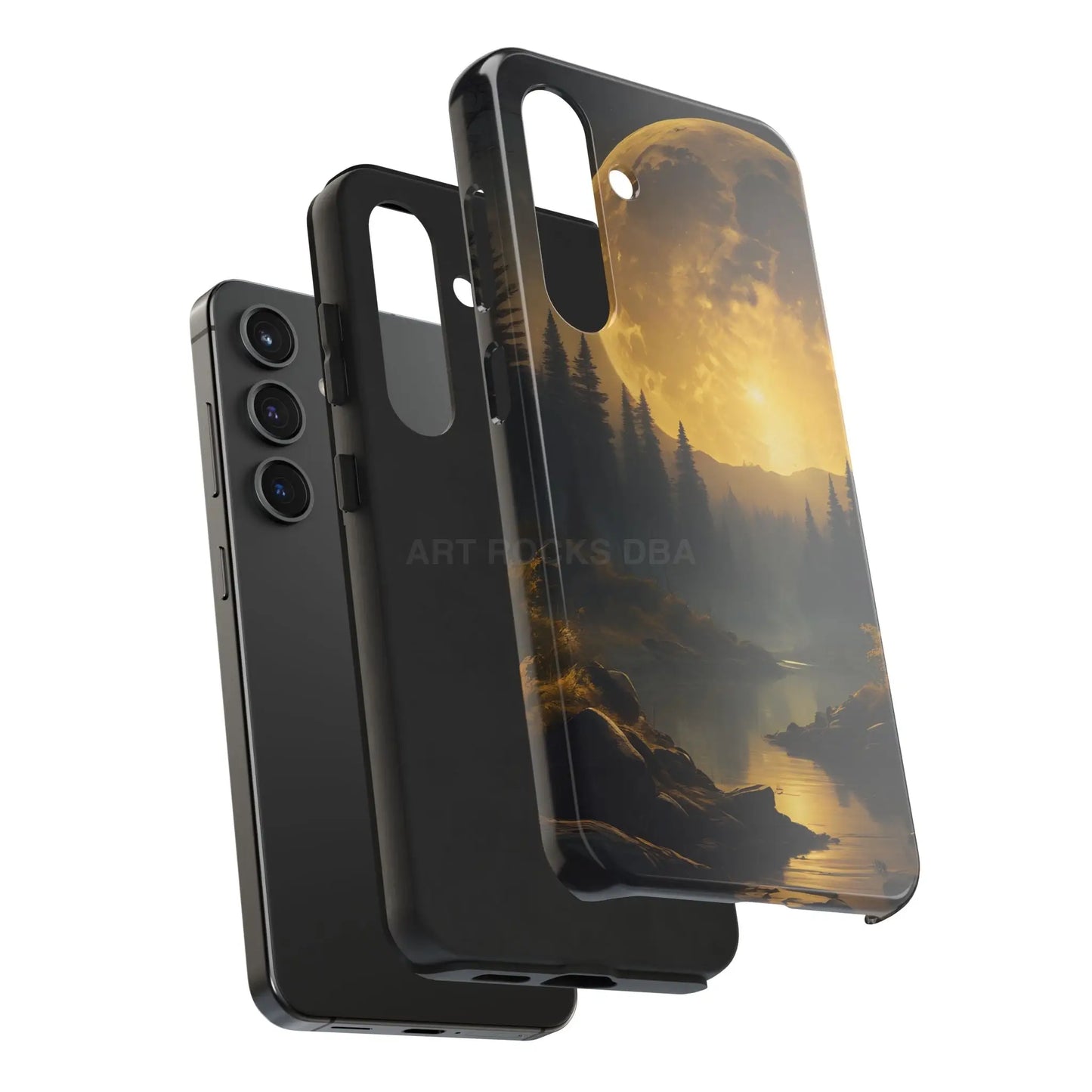 Moonlit Forest Tough Phone Cases Durable Phone Cover Nature Phone Case Unique Phone Accessories Gift for Outdoor