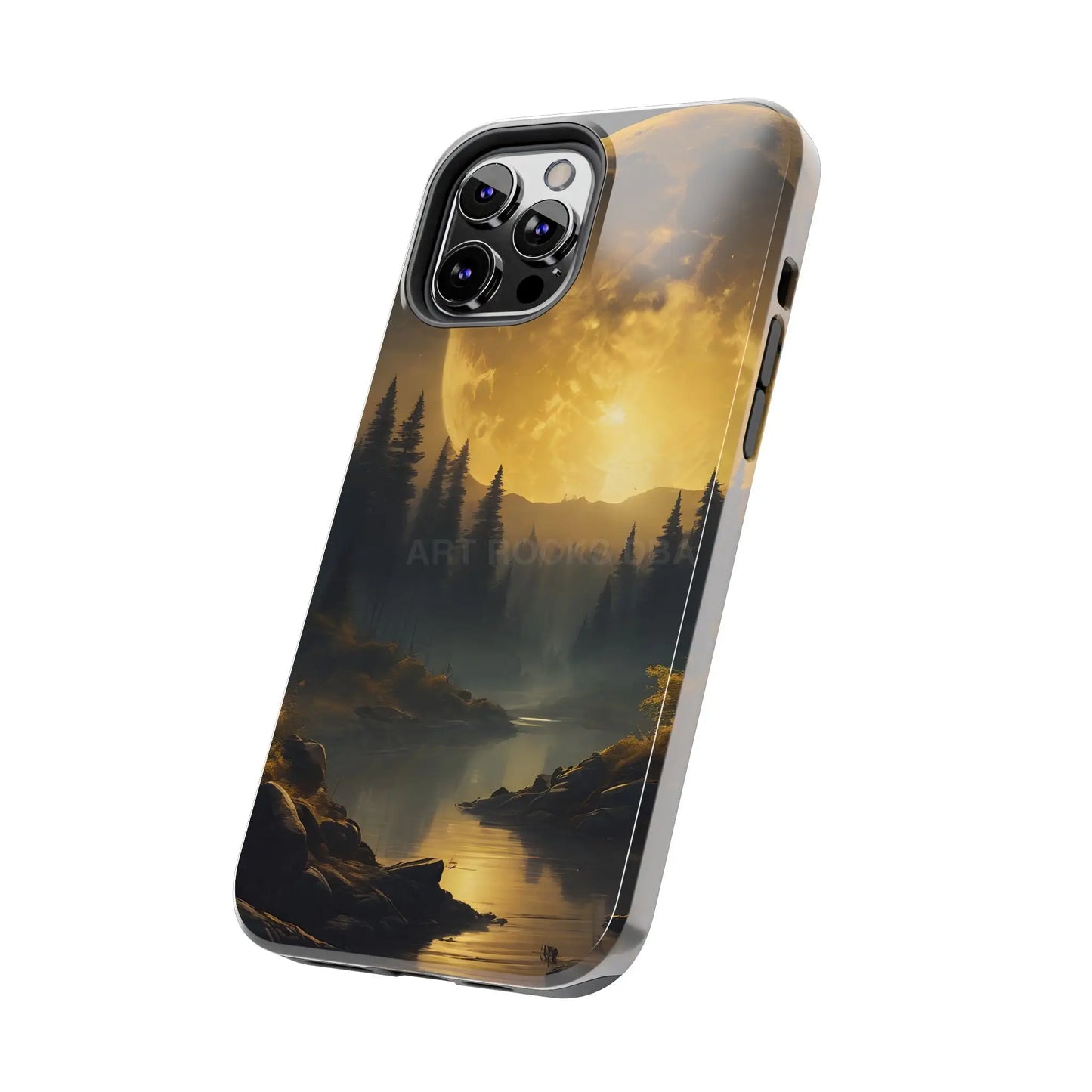 Moonlit Forest Tough Phone Cases Durable Phone Cover Nature Phone Case Unique Phone Accessories Gift for Outdoor