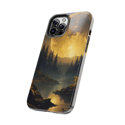 Moonlit Forest Tough Phone Cases Durable Phone Cover Nature Phone Case Unique Phone Accessories Gift for Outdoor