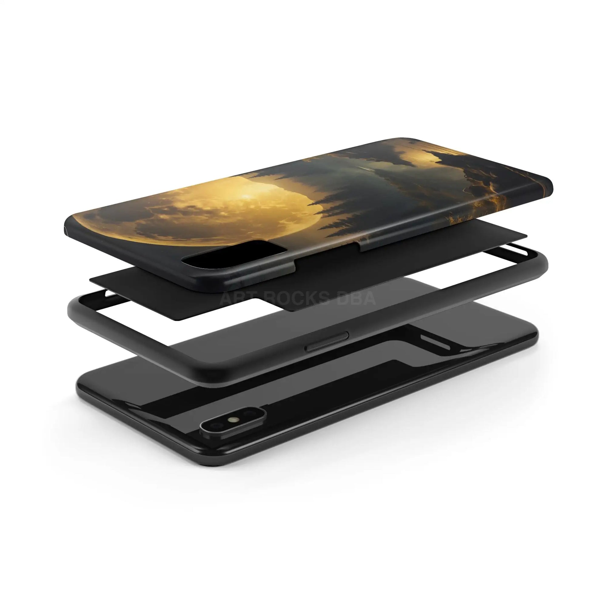 Moonlit Forest Tough Phone Cases Durable Phone Cover Nature Phone Case Unique Phone Accessories Gift for Outdoor