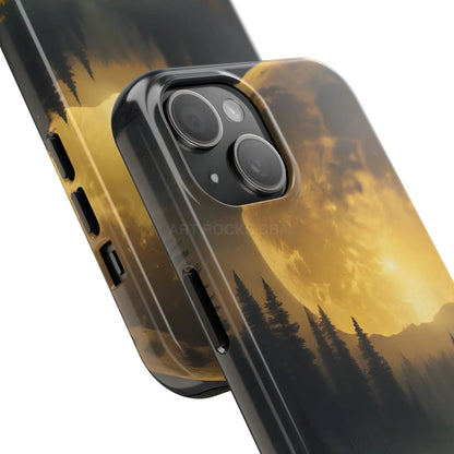 Moonlit Forest Tough Phone Cases Durable Phone Cover Nature Phone Case Unique Phone Accessories Gift for Outdoor
