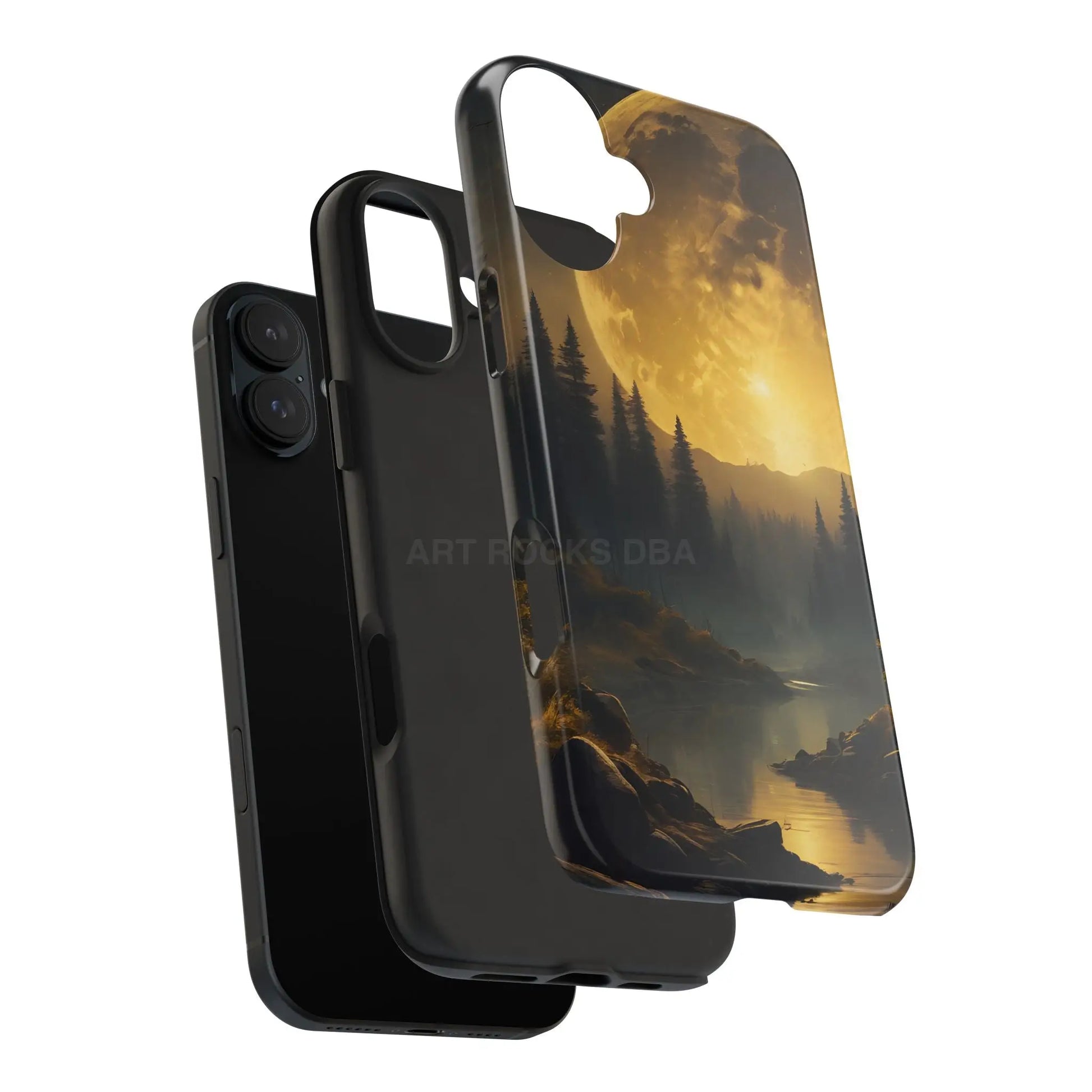 Moonlit Forest Tough Phone Cases Durable Phone Cover Nature Phone Case Unique Phone Accessories Gift for Outdoor