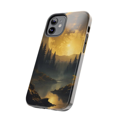 Moonlit Forest Tough Phone Cases Durable Phone Cover Nature Phone Case Unique Phone Accessories Gift for Outdoor