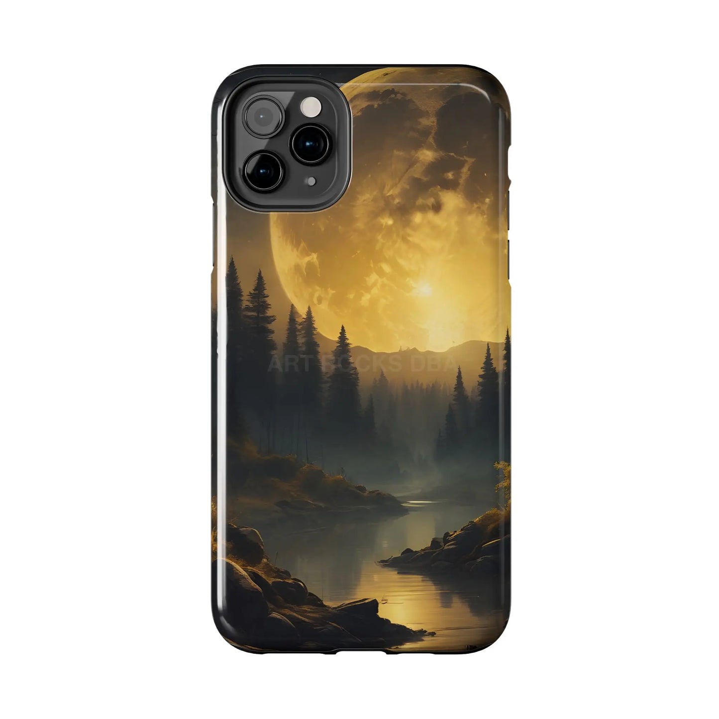 Moonlit Forest Tough Phone Cases Durable Phone Cover Nature Phone Case Unique Phone Accessories Gift for Outdoor