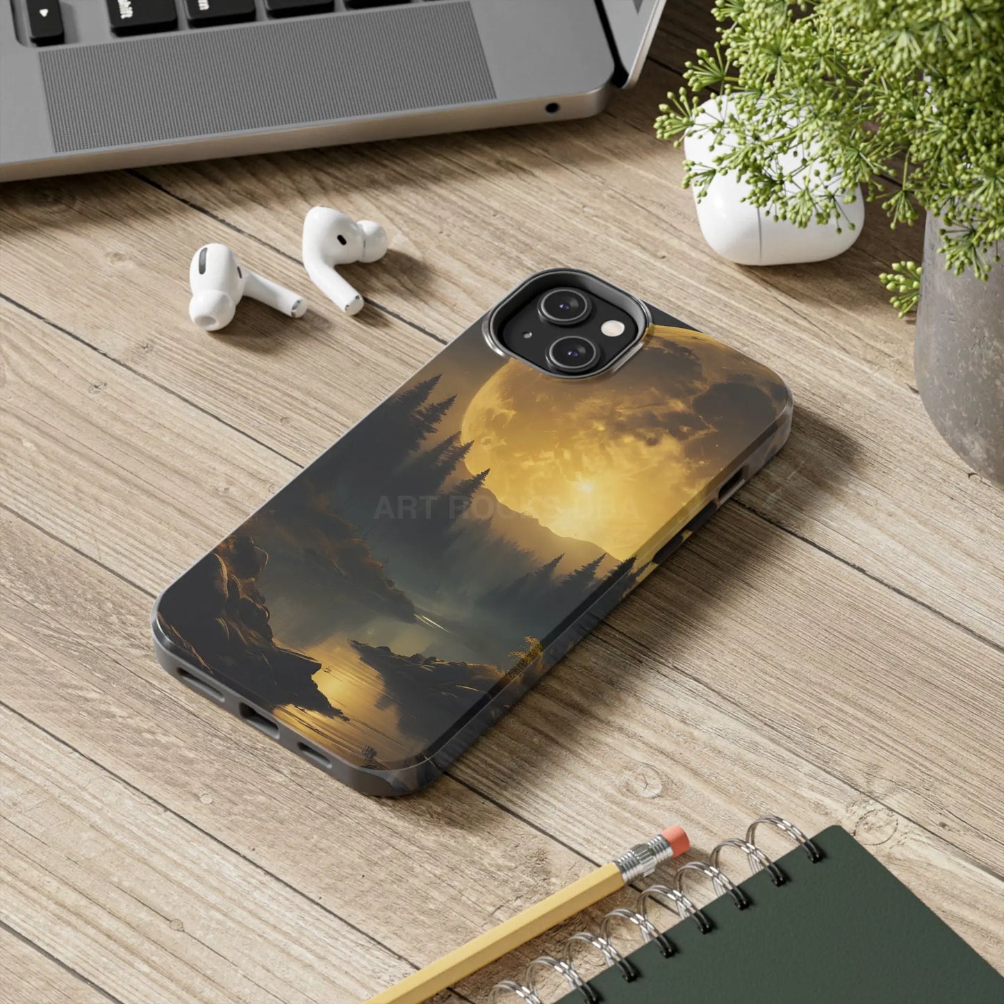 Moonlit Forest Tough Phone Cases Durable Phone Cover Nature Phone Case Unique Phone Accessories Gift for Outdoor