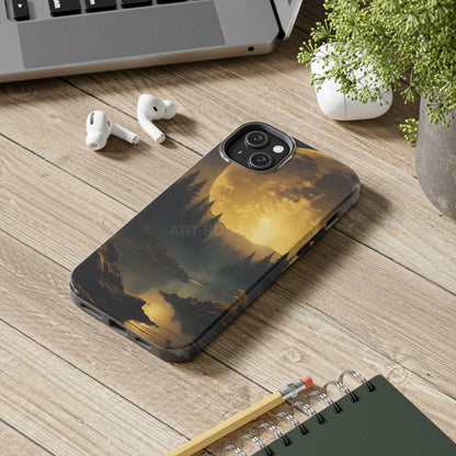 Moonlit Forest Tough Phone Cases Durable Phone Cover Nature Phone Case Unique Phone Accessories Gift for Outdoor