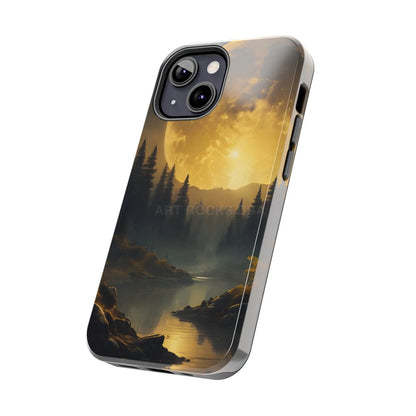 Moonlit Forest Tough Phone Cases Durable Phone Cover Nature Phone Case Unique Phone Accessories Gift for Outdoor