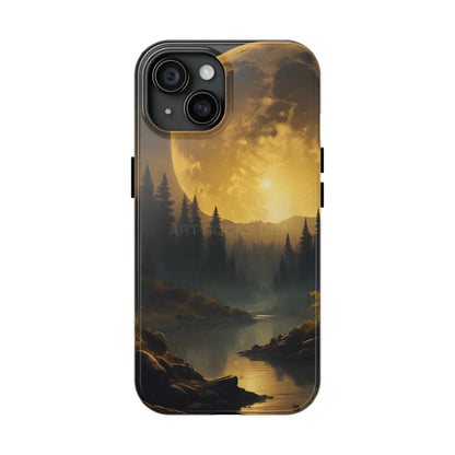 Moonlit Forest Tough Phone Cases Durable Phone Cover Nature Phone Case Unique Phone Accessories Gift for Outdoor