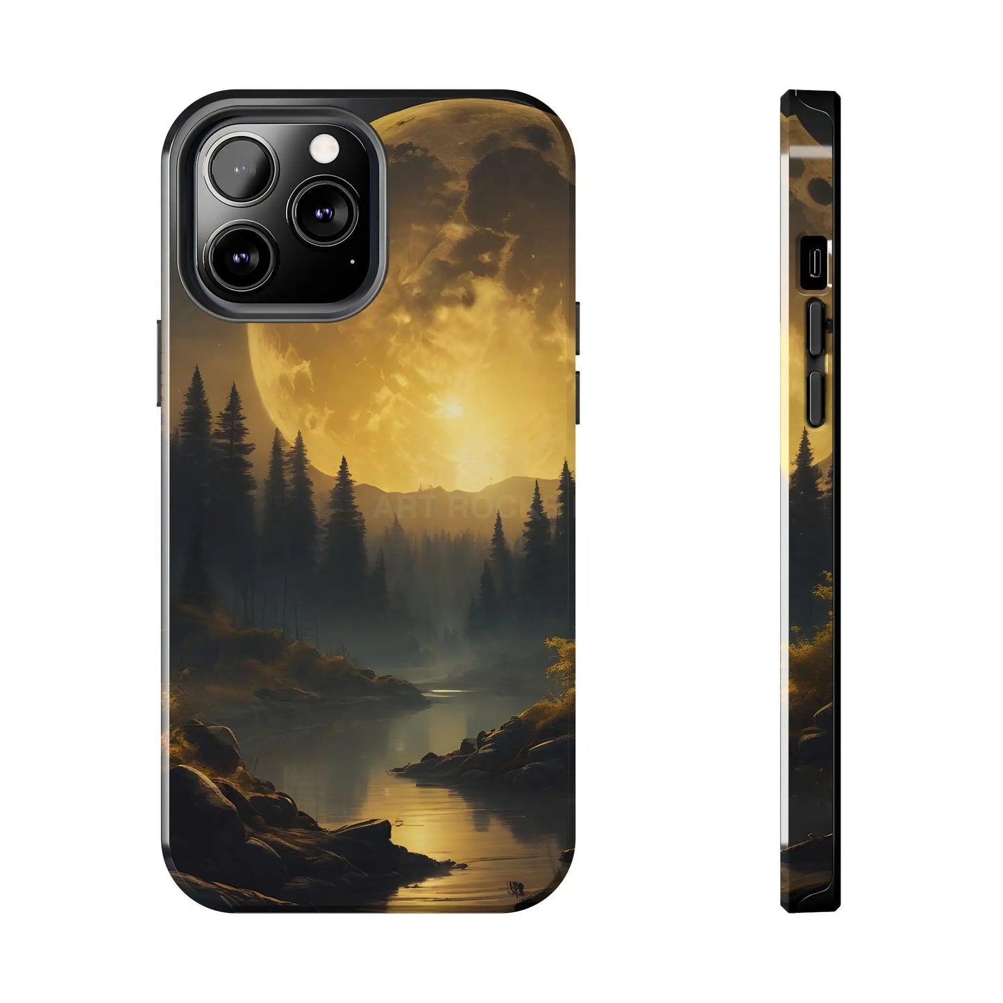 Moonlit Forest Tough Phone Cases Durable Phone Cover Nature Phone Case Unique Phone Accessories Gift for Outdoor