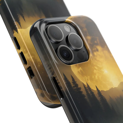Moonlit Forest Tough Phone Cases Durable Phone Cover Nature Phone Case Unique Phone Accessories Gift for Outdoor