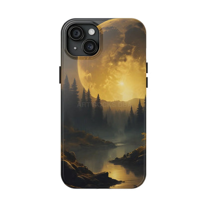 Moonlit Forest Tough Phone Cases Durable Phone Cover Nature Phone Case Unique Phone Accessories Gift for Outdoor