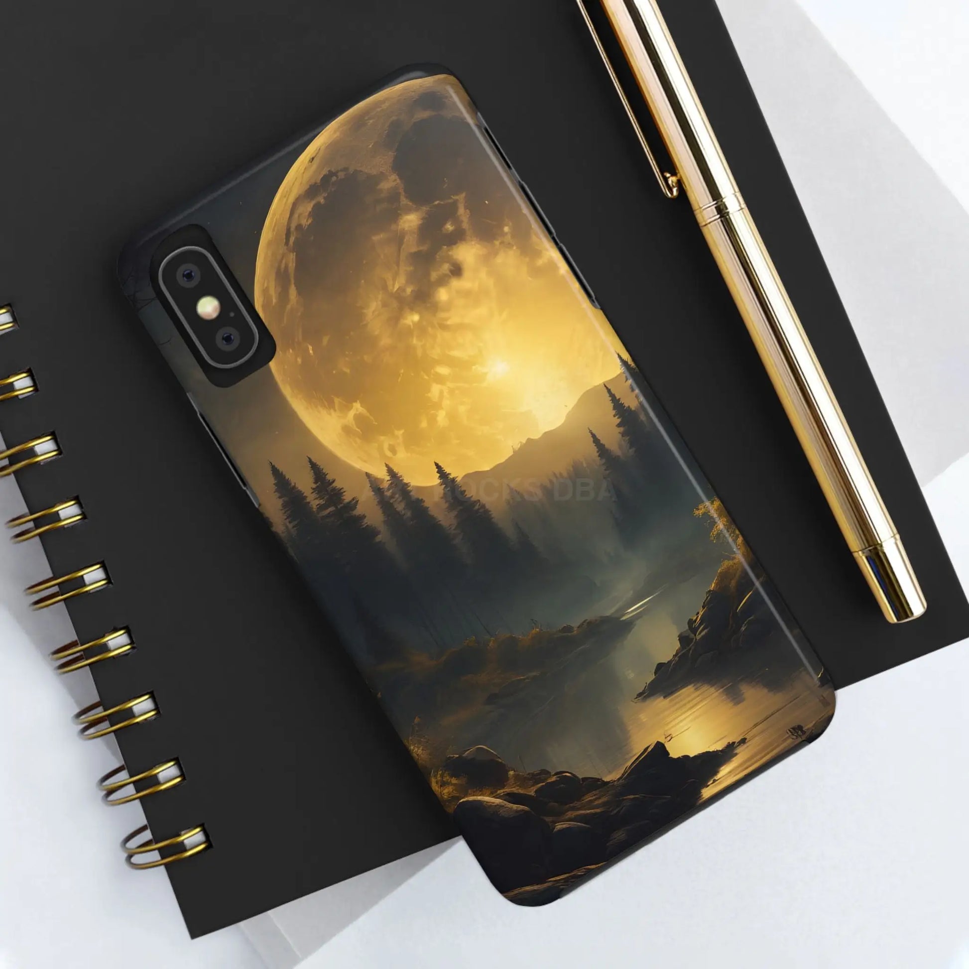 Moonlit Forest Tough Phone Cases Durable Phone Cover Nature Phone Case Unique Phone Accessories Gift for Outdoor
