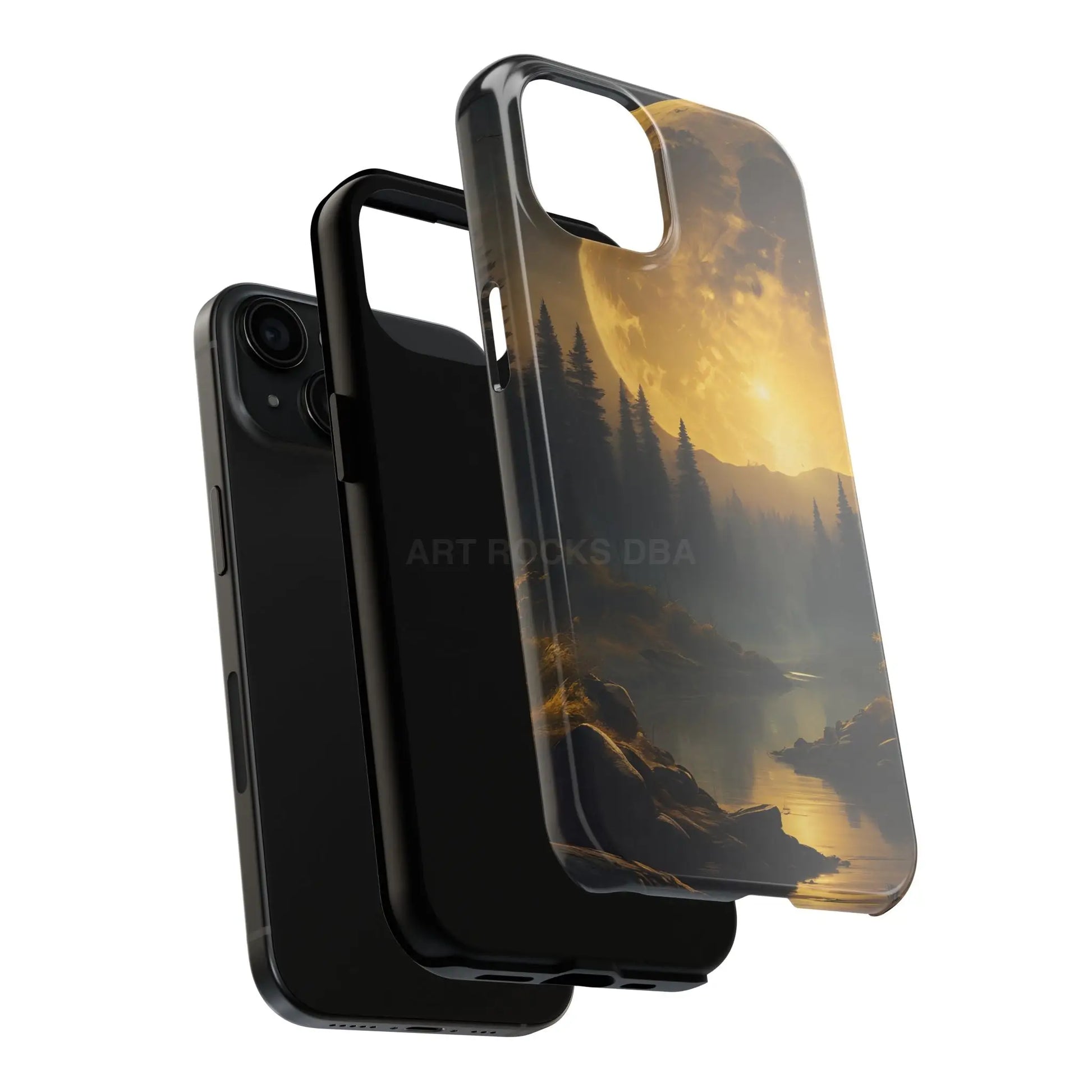 Moonlit Forest Tough Phone Cases, Durable Phone Cover, Nature Phone Case, Unique Phone Accessories, Gift for Outdoor Enthusiasts Moonlit Forest Tough Phone Cases, Durable Phone Cover, Nature Phone Case, Unique Phone Accessories, Gift for Outdoor Enthusiasts